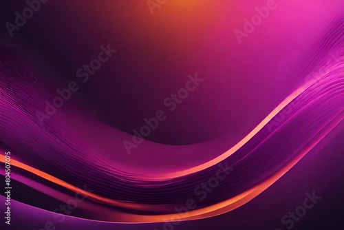 Abstract grainy gradient background purple pink orange black glowing color wave dark backdrop noise texture banner poster header design