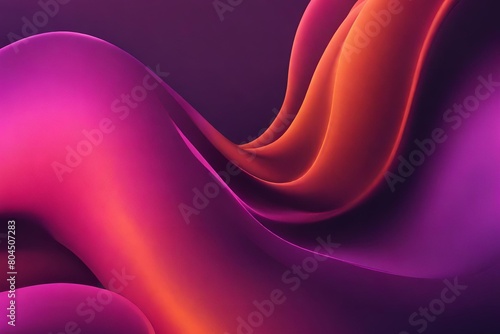 Abstract grainy gradient background purple pink orange black glowing color wave dark backdrop noise texture banner poster header design