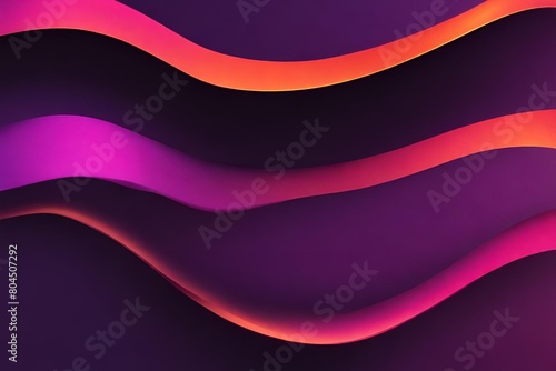 Abstract grainy gradient background purple pink orange black glowing color wave dark backdrop noise texture banner poster header design