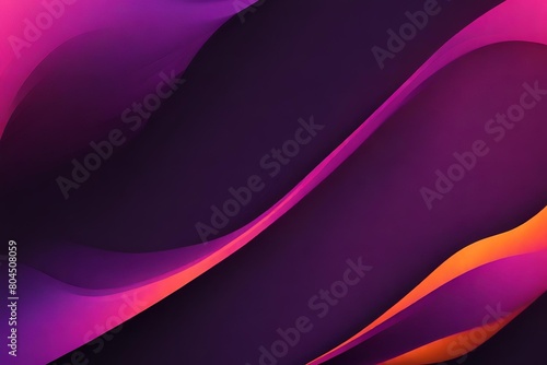 Abstract grainy gradient background purple pink orange black glowing color wave dark backdrop noise texture banner poster header design