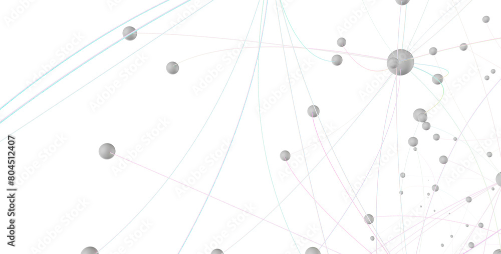 Abstract 3d render, network concept, background Abstract 3d render, network concept, background