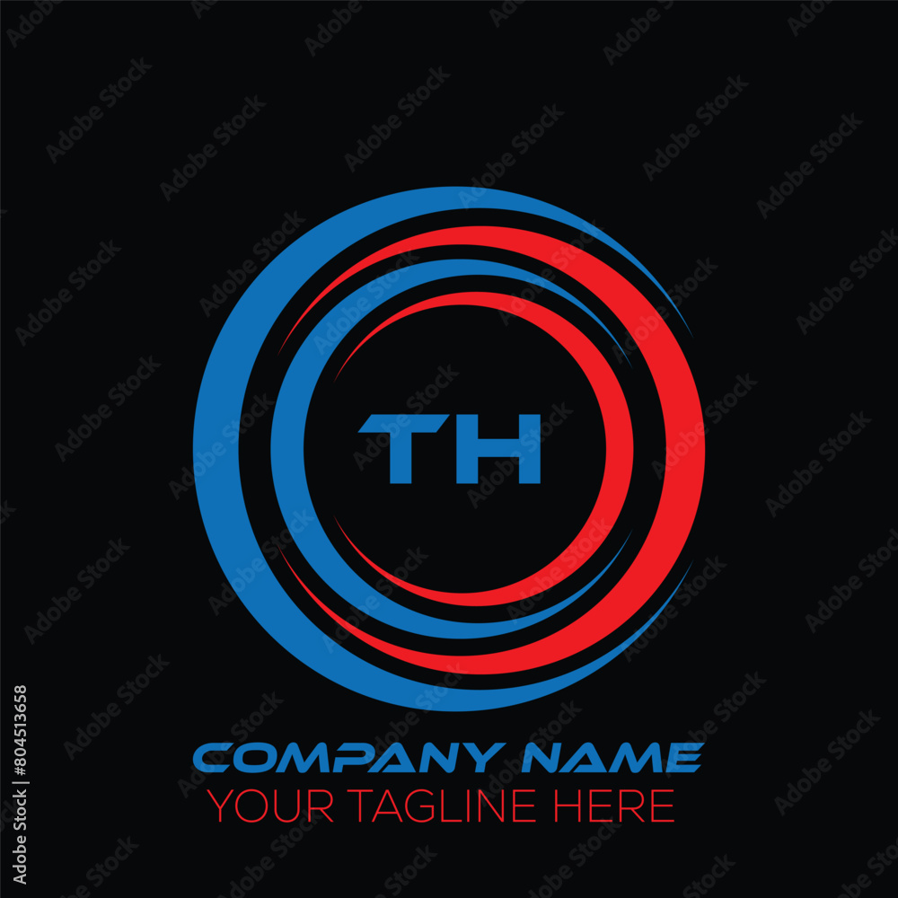TH letter logo creative design. TH unique design. TH letter logo design on black background. TH letter logo creative design. TH unique design. TH letter logo design on black background.