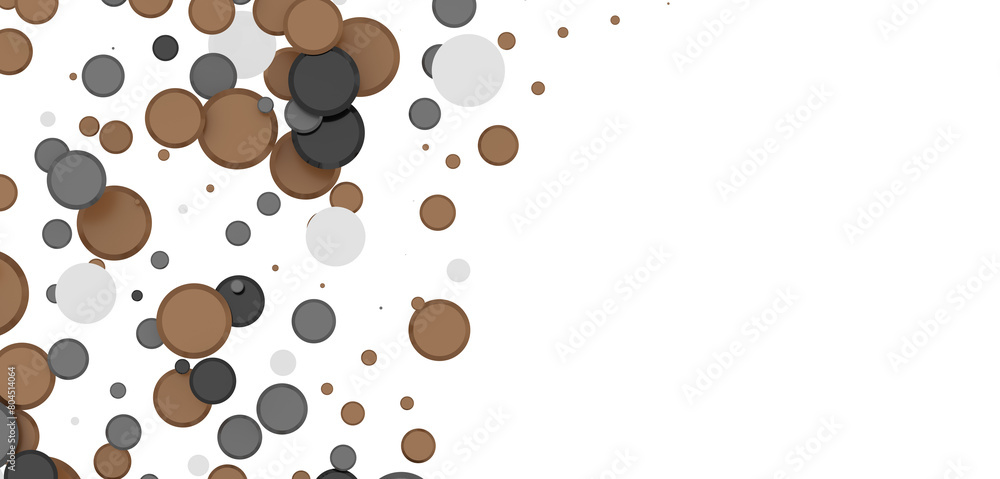 Colorful confetti on white background Colorful confetti on white background