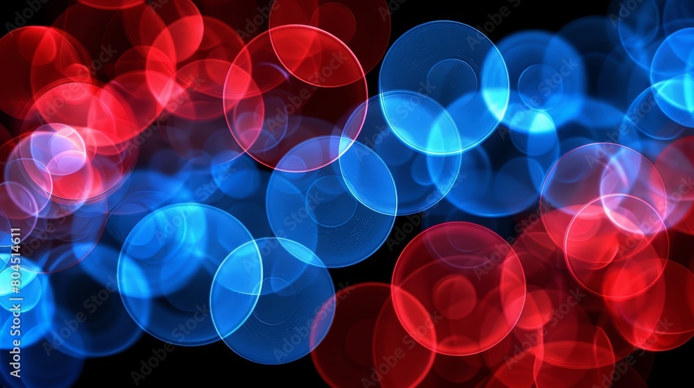 red, white, and blue circles against a black backdrop with distinct red, white, and blue circles in the center red, white, and blue circles against a black backdrop with distinct red, white, and blue circles in the center