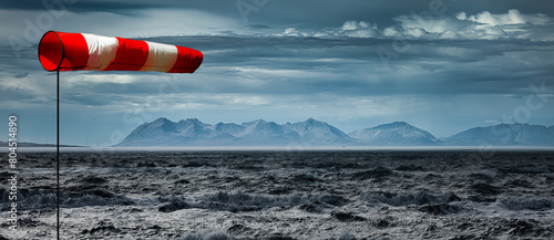 Windfahne bei Strum über dem Atlantik