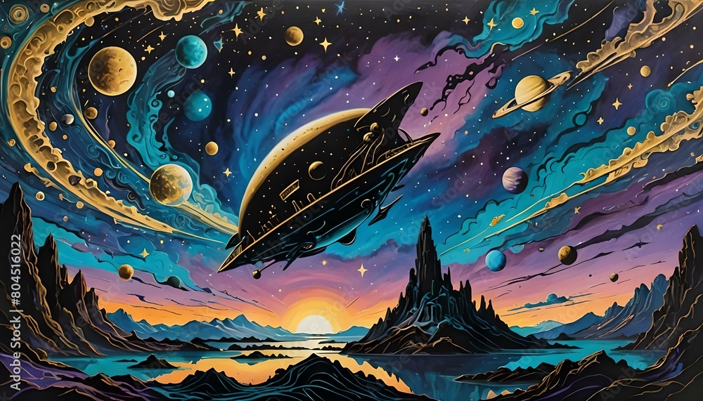 Obraz premium painting surreak