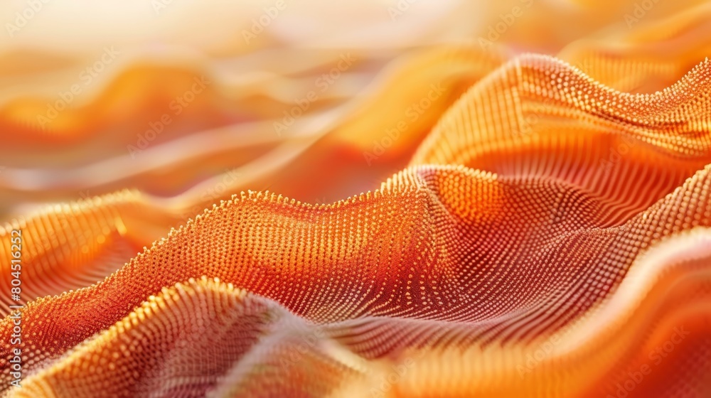 an orange fabric against a distinctly blurred background Orange fabric an orange fabric against a distinctly blurred background Orange fabric