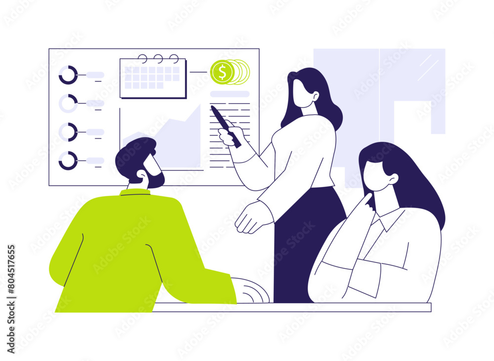Financial reports abstract concept vector illustration. Financial reports abstract concept vector illustration.