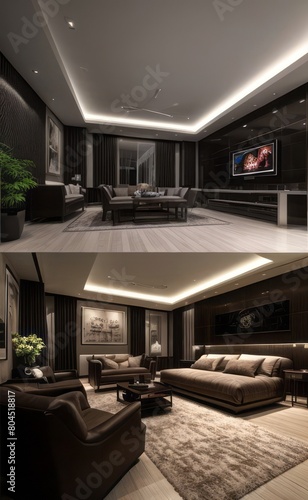 luxury dark interior