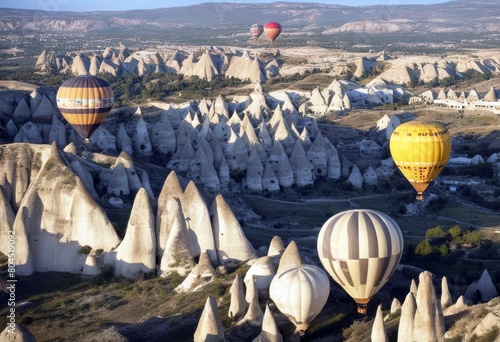 'great attraction flight tourist balloon one cappadocia known world hot places best fly air balloons goreme turkey holiday maker place earth'