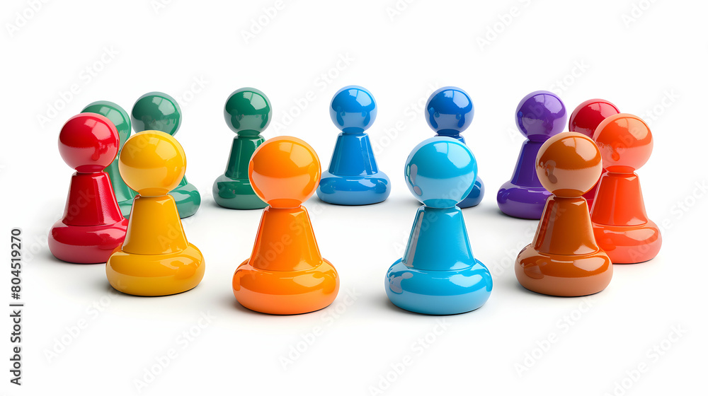 Empowering 3D Icon: Invest in Collaborative Leadership Development for Innovative, Team-Oriented Businesses - Cartoon Style Empowering 3D Icon: Invest in Collaborative Leadership Development for Innovative, Team-Oriented Businesses - Cartoon Style