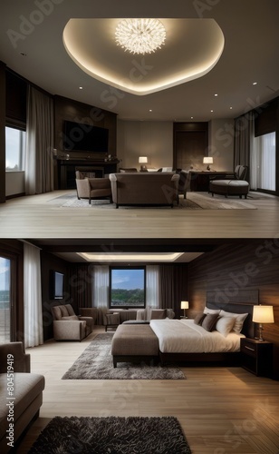 luxury dark interior