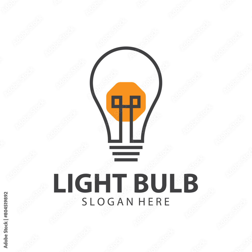 light bulb logo design vector light bulb logo design vector
