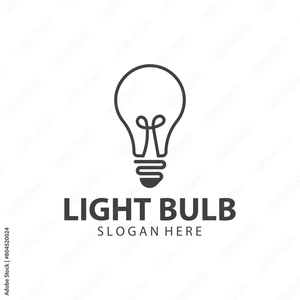light bulb logo design vector light bulb logo design vector