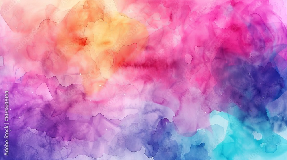 Colorful watercolor background in abstract style.