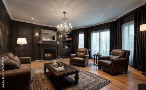 luxury dark interior