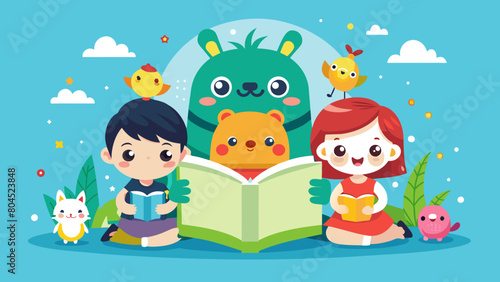 children-book-decoration--children-scene--cute-boo