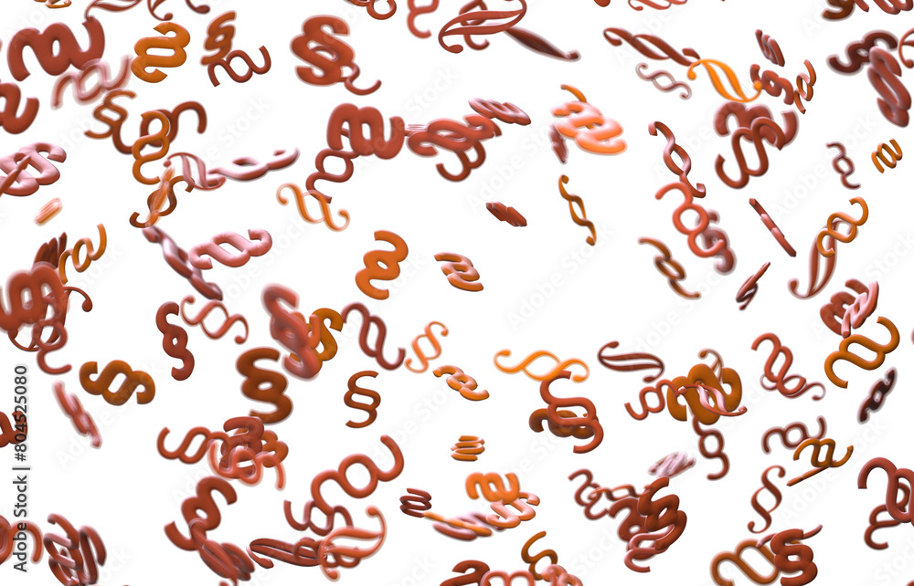 Paragraph article sign symbol 3d Paragraph article sign symbol 3d