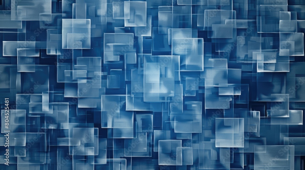 Abstract blue background with some cubic elements and rectangles Abstract blue background with some cubic elements and rectangles
