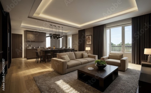 Wallpaper Mural luxury dark interior Torontodigital.ca