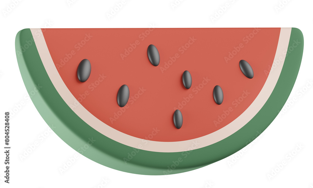 watermelon 3d icon watermelon 3d icon