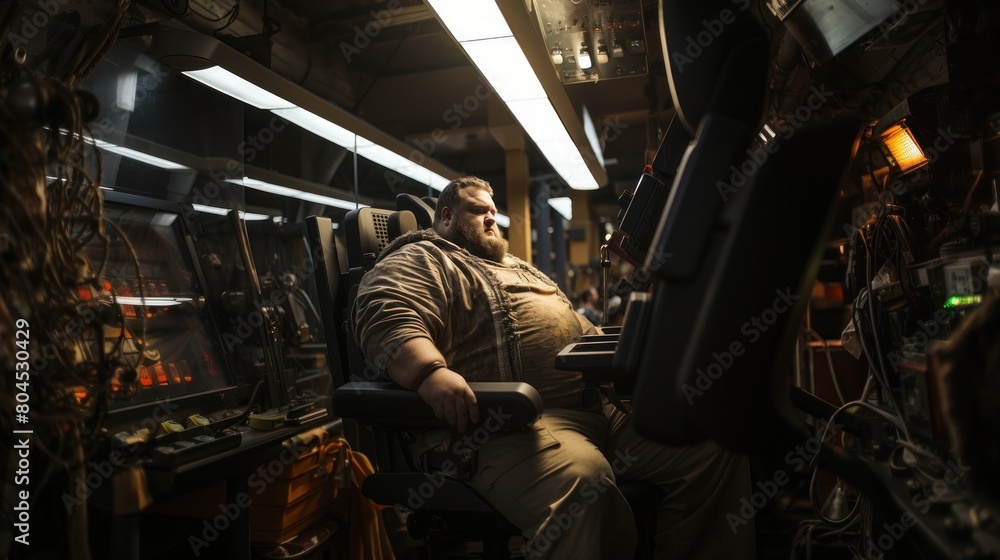 Man Operating Advanced Machinery in a Complex Technical Environment Man Operating Advanced Machinery in a Complex Technical Environment