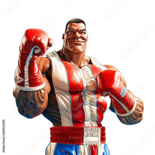 Cartoon character of a blac...