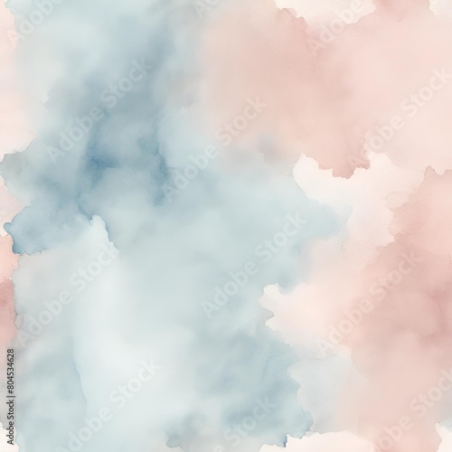 watercolor texture baby blue and blush pink, neutral - 1