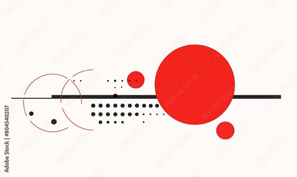 Red circles dots on white neutral background in Japanese style artistic design UI background design Red circles dots on white neutral background in Japanese style artistic design UI background design