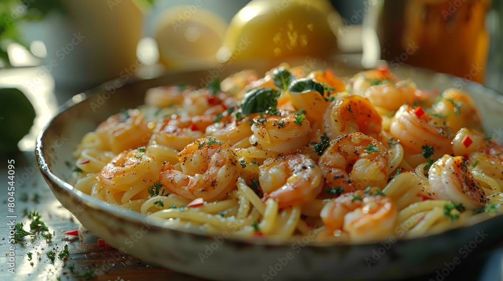 Shrimp Pasta with Herbs and Lemon Shrimp Pasta with Herbs and Lemon