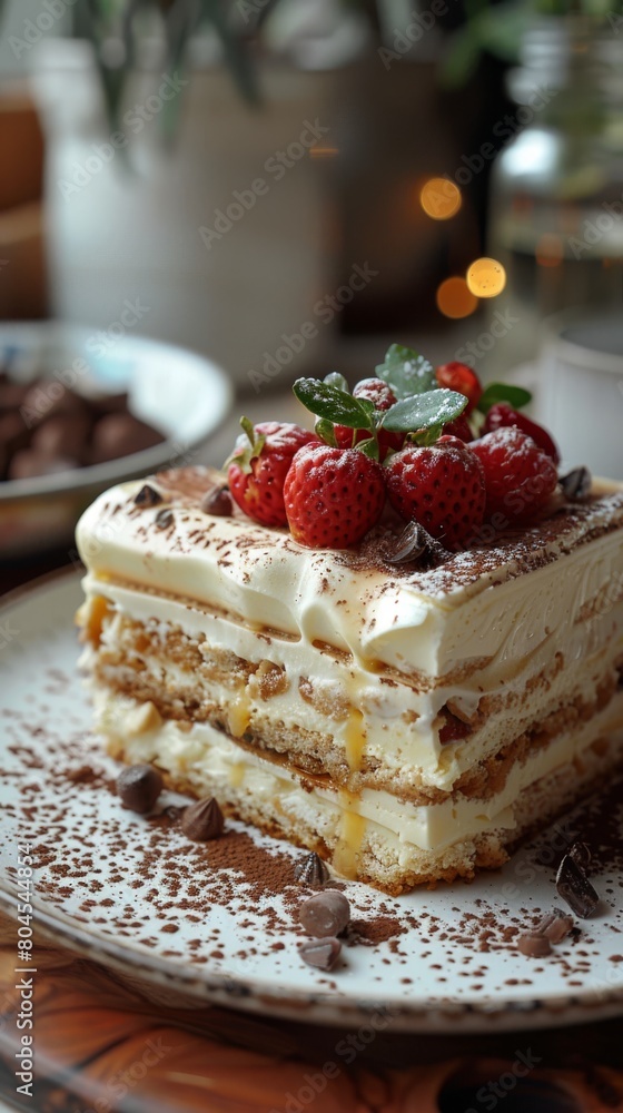 Layered Tiramisu with Fresh Berries Layered Tiramisu with Fresh Berries