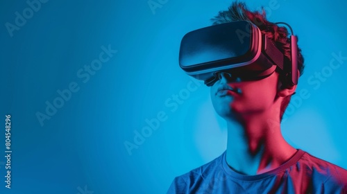 Man Experiencing Virtual Reality