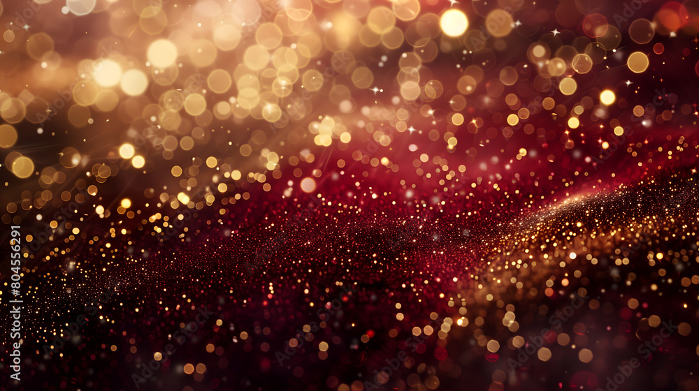 Red and gold glitter background design Stock Illustration | Adobe Stock
