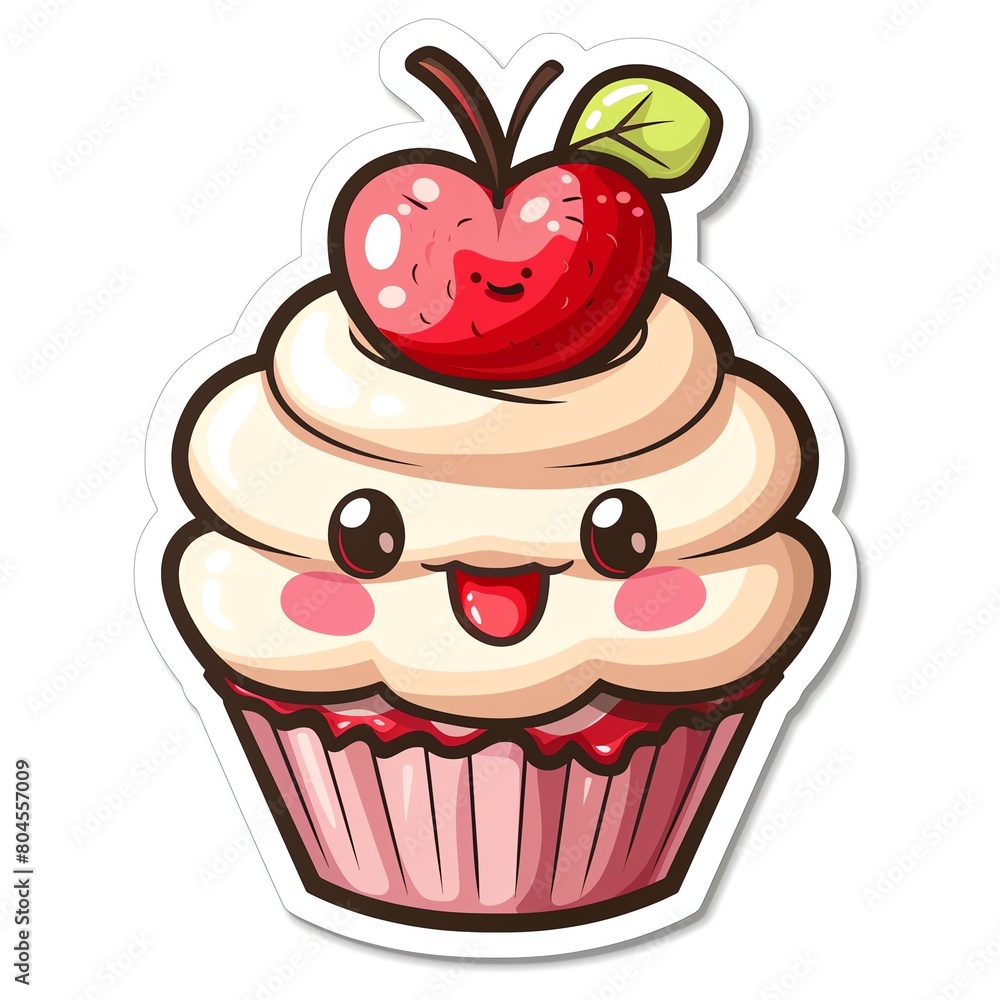 A cute, kawaii sticker of Date , clipart, isolated on white background A cute, kawaii sticker of Date , clipart, isolated on white background