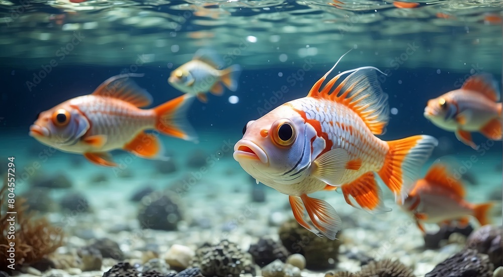 Beautiful fishes in the ocean Beautiful fishes in the ocean