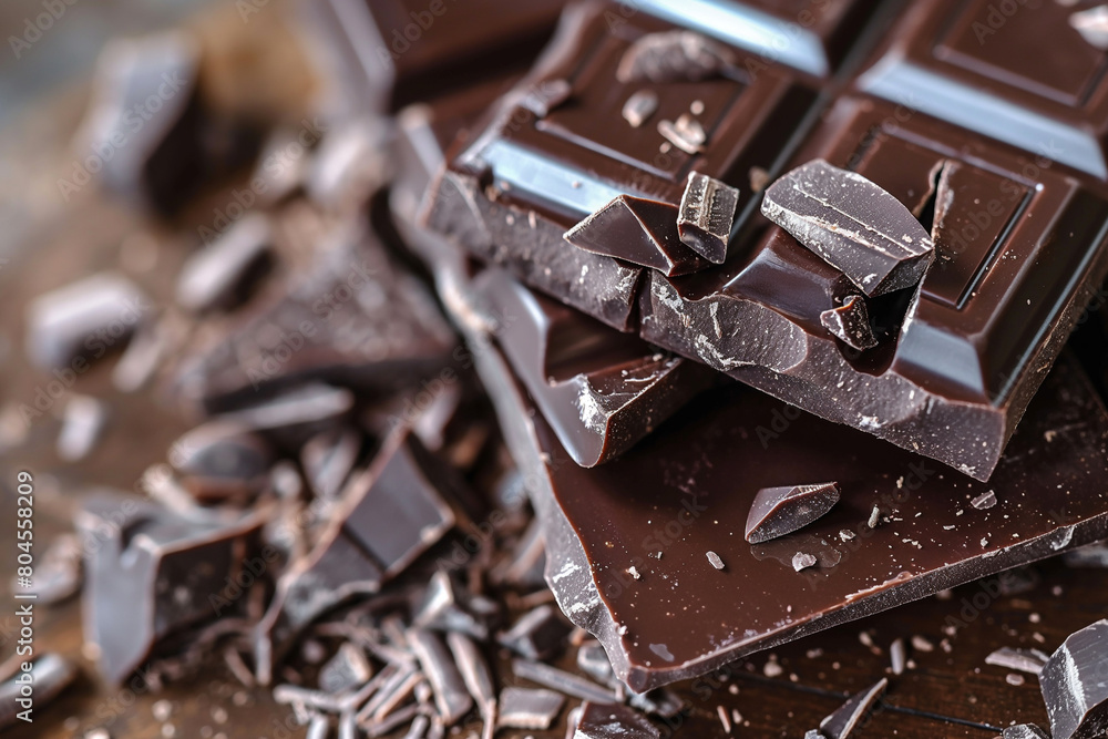 A detailed view of a heap of delectable chocolate confectionery, showcasing its rich texture and tempting appeal. A detailed view of a heap of delectable chocolate confectionery, showcasing its rich texture and tempting appeal.