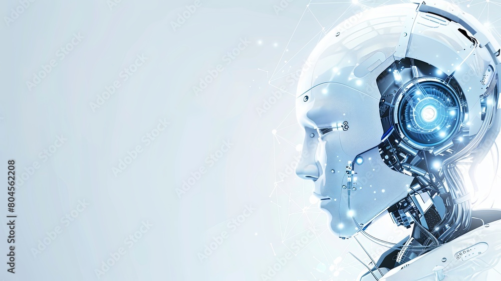 white robot head white robot head