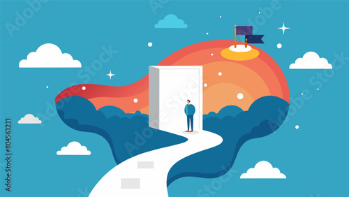 At the very end of the map there is a blank space representing the unknown future and the endless possibilities for the patients continued growth and.