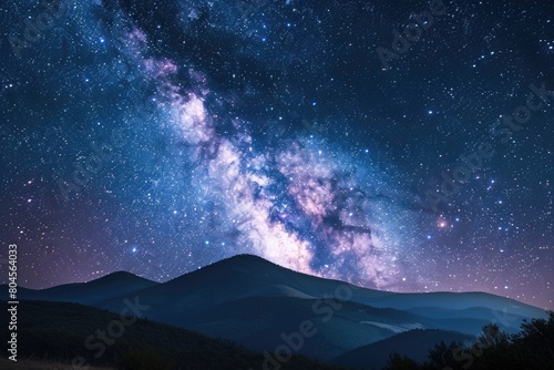 A beautiful night sky filled with twinkling stars. Perfect for backgrounds or astronomy-themed designs