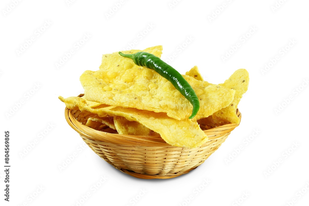 indian gujarati traditional tea time snack food fafda or fafda gathiya ...