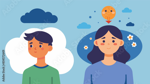 Before A patient is consumed by negative thoughts and selfdoubt hindering their ability to function in daily life. After The same patient is.