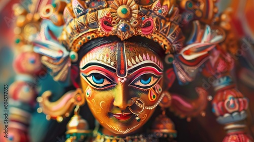 Wallpaper Mural chinese new year mask festival colorful Torontodigital.ca