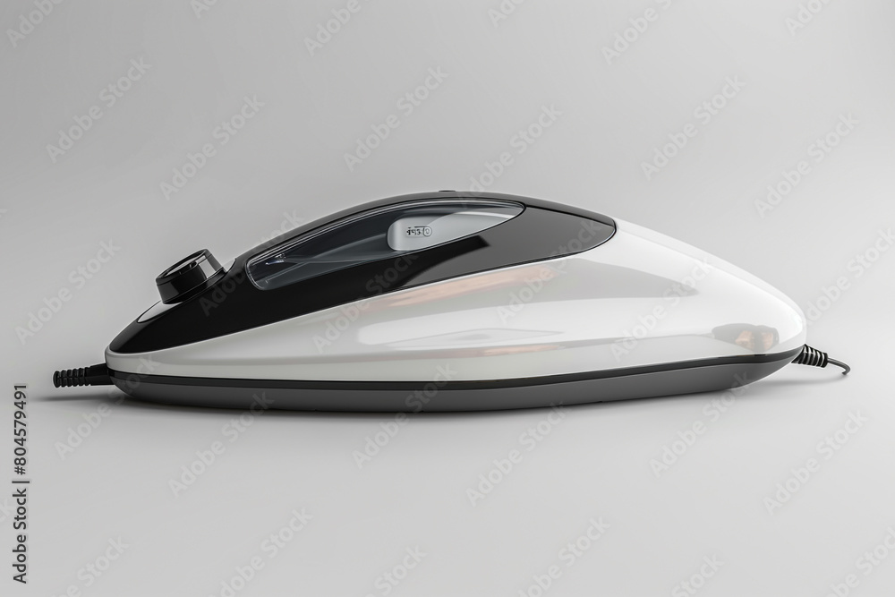 One modern electric iron isolated on white. One modern electric iron isolated on white.