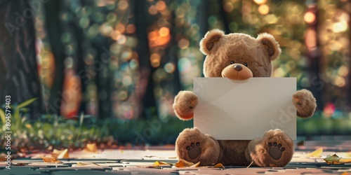 teddy bear  Generative AI photo