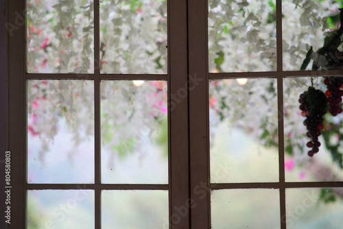 Window set up in different walls and windows of Green Fantasy Forest in Miaoli County  Taiwan.