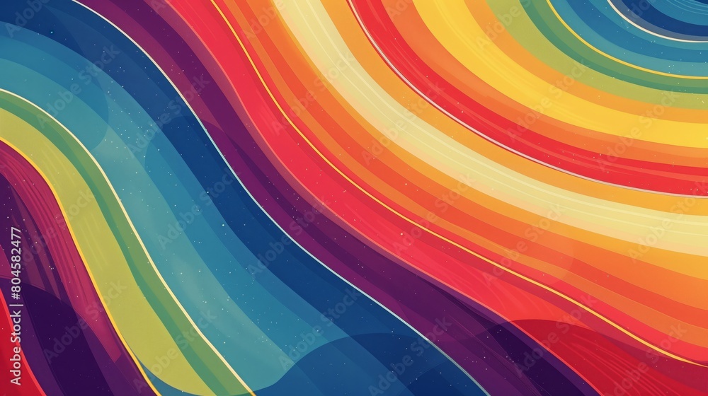 A colorful poster background like a winding rinbow. A colorful poster background like a winding rinbow.