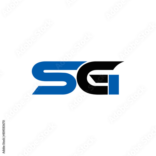 SG logo. S G design. White SG letter. SG, S G letter logo design. Initial letter SG linked circle uppercase monogram logo. S G letter logo vector design.