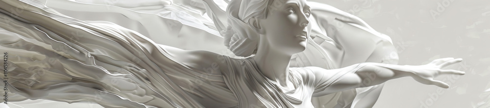 Naklejka premium Revolutionary Success (White): Symbolizes the achievement of revolutionary goals and the realization of desired changes in society or government.