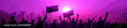 Revolutionary Persistence (Purple): Symbolizes the determination and resilience of revolutionaries in the face of challenges and setbacks
