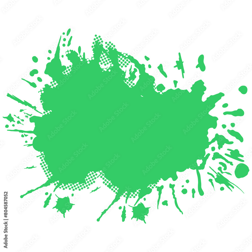 Paint splash monochrome flat symbol. Paint splash monochrome flat symbol.
